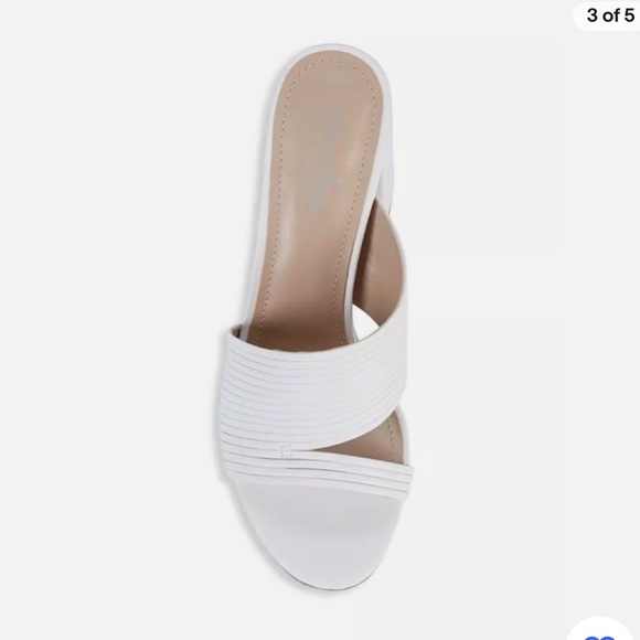 Charles By Charles David Rhythmic Block-Heel Mules in White - Picture 2 of 7